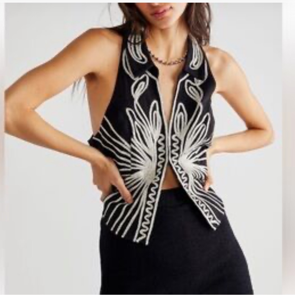 NWOT Rare Free People Head West Tank Vest - Picture 4 of 10